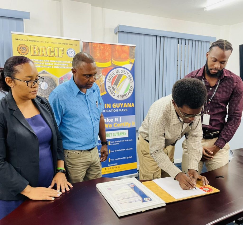 Bacif First To Join Gnbs Made In Guyana Certification Programme In 2023 Gnbs