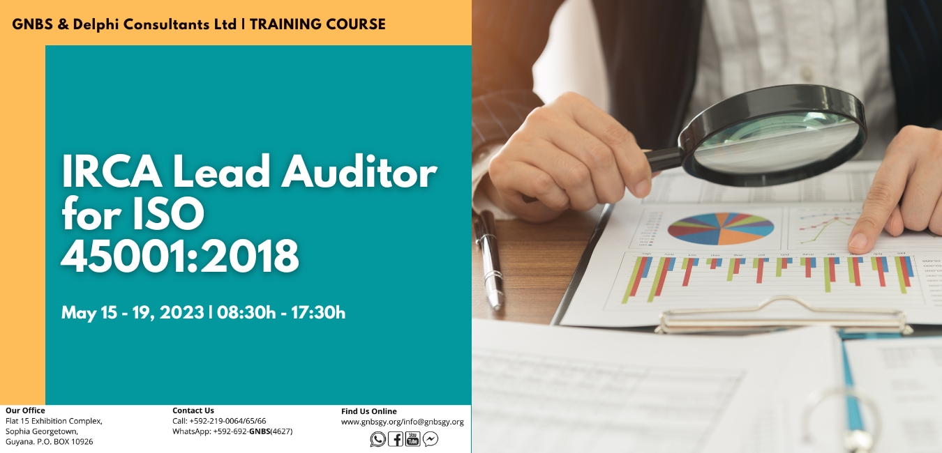 Training-IRCA Lead Auditor For ISO 45001:2018 - GNBS