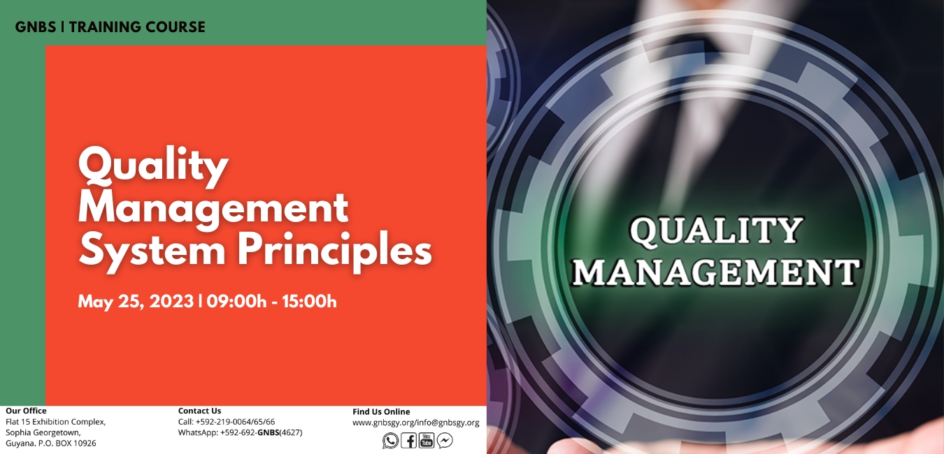 Training-Quality Management System Principles - GNBS